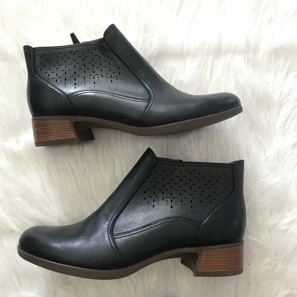 dansko black booties